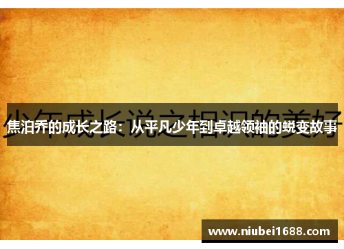 焦泊乔的成长之路：从平凡少年到卓越领袖的蜕变故事